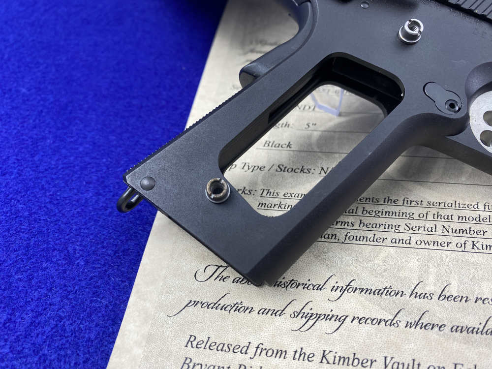 Kimber Custom USMC .45NDT -FIRST SERIALIZED EXAMPLE #DET1-000- USMC Stamped-img-12