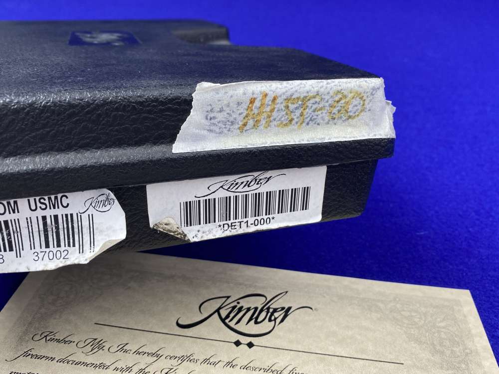 Kimber Custom USMC .45NDT -FIRST SERIALIZED EXAMPLE #DET1-000- USMC Stamped-img-46