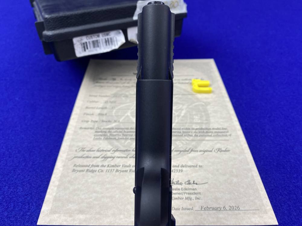 Kimber Custom USMC .45NDT -FIRST SERIALIZED EXAMPLE #DET1-000- USMC Stamped-img-31