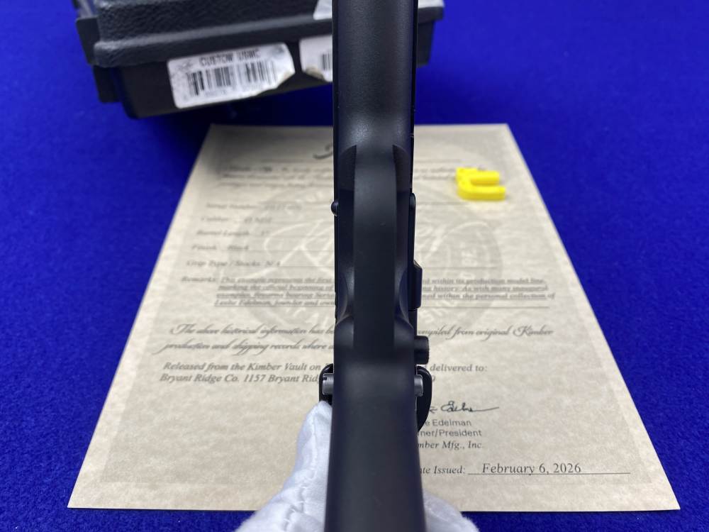 Kimber Custom USMC .45NDT -FIRST SERIALIZED EXAMPLE #DET1-000- USMC Stamped-img-29