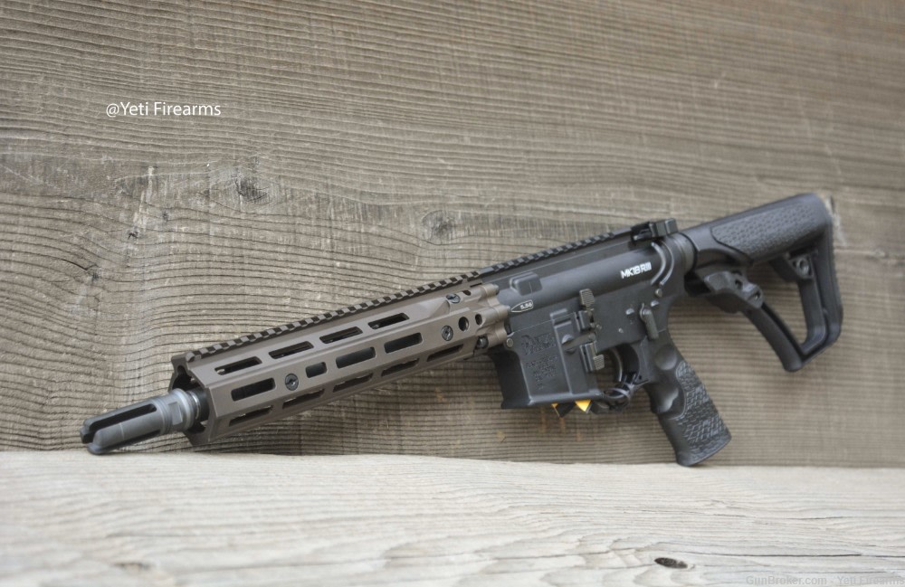 Daniel Defense MK18 RIII FDE MLOK 10.3" 5.56mm SF 4 Prong 3 Mags NFA SBR-img-0
