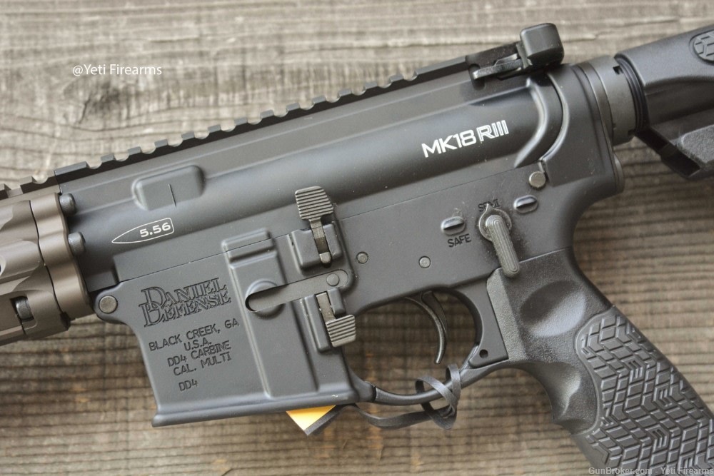 Daniel Defense MK18 RIII FDE MLOK 10.3" 5.56mm SF 4 Prong 3 Mags NFA SBR-img-4