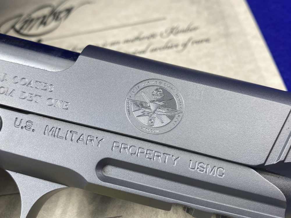 Kimber USMC Custom "BOSS" 45NDT -FIRST SERIALIZED EXAMPLE- #DET1-RJC0-img-21