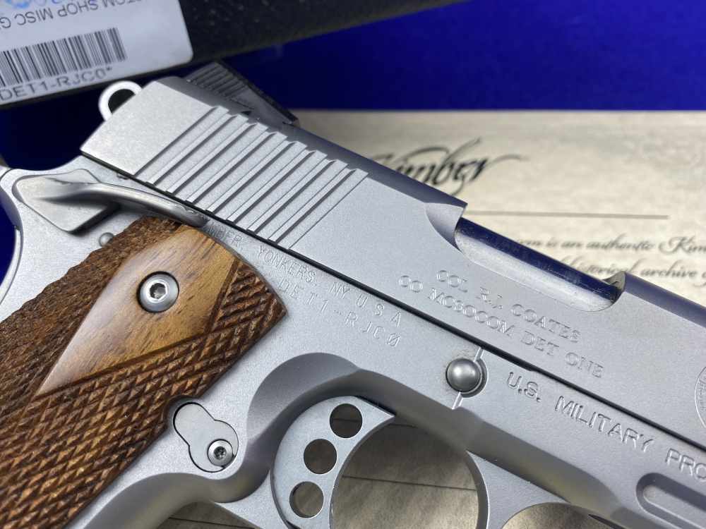 Kimber USMC Custom "BOSS" 45NDT -FIRST SERIALIZED EXAMPLE- #DET1-RJC0-img-17