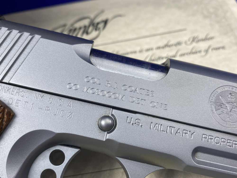 Kimber USMC Custom "BOSS" 45NDT -FIRST SERIALIZED EXAMPLE- #DET1-RJC0-img-23