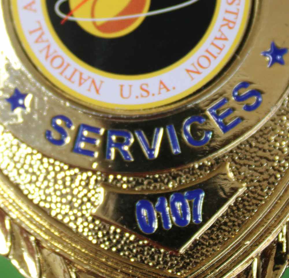 Vintage Obsolete NASA Security Officer Protection Service w/ ID Number GJK3-img-2