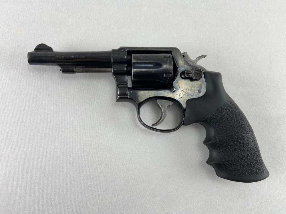 Smith & Wesson Model 10-5 Revolver 4" rubber grips - Used-img-4