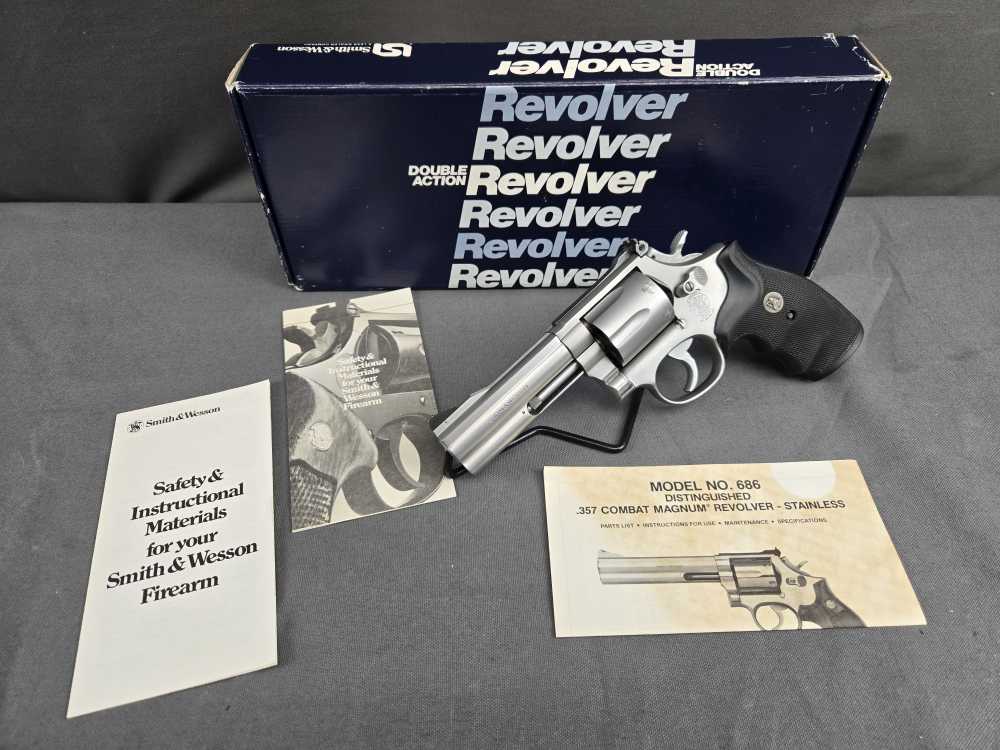 S&W 686 CS-1 .357 Mag 4" US Customs Contract Revolver - w/ Box-img-0