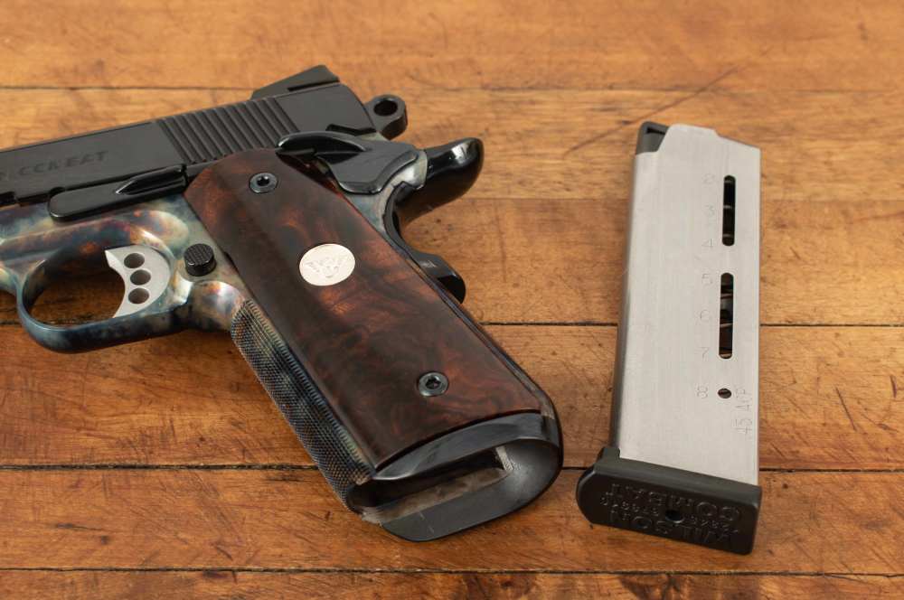 Wilson Combat CQB Elite Commander .45ACP - CASE COLORED, DESERT IRONWOOD-img-12