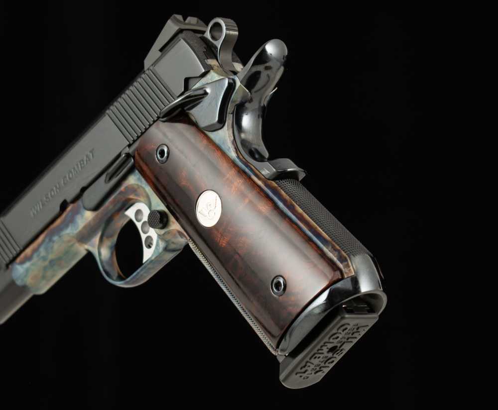 Wilson Combat CQB Elite Commander .45ACP - CASE COLORED, DESERT IRONWOOD-img-7