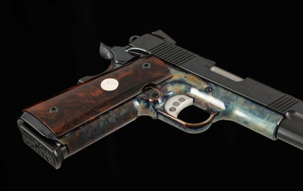 Wilson Combat CQB Elite Commander .45ACP - CASE COLORED, DESERT IRONWOOD-img-10