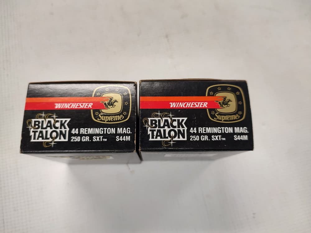  Winchester 44 Magnum Black Talon Ammo 40rds TOTAL 250 GR SXT-img-2