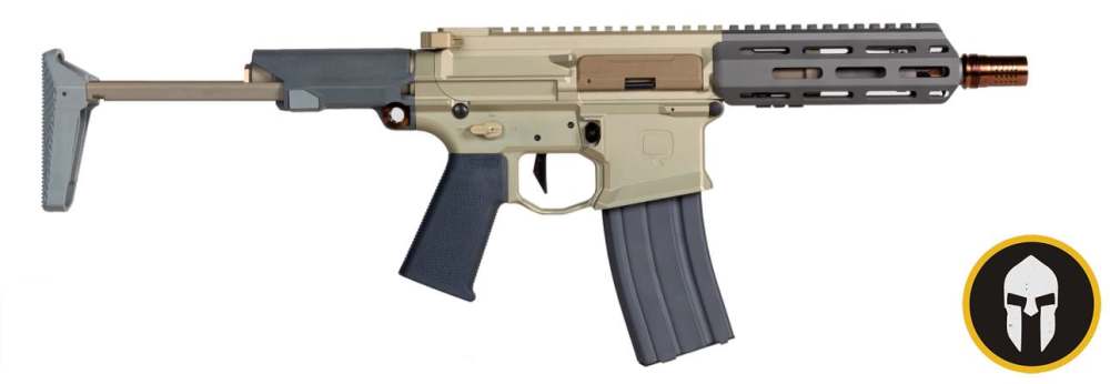 Q Honey Badger SBR - 7" Barrel (.300 Blk) - Tan/Grey-img-2