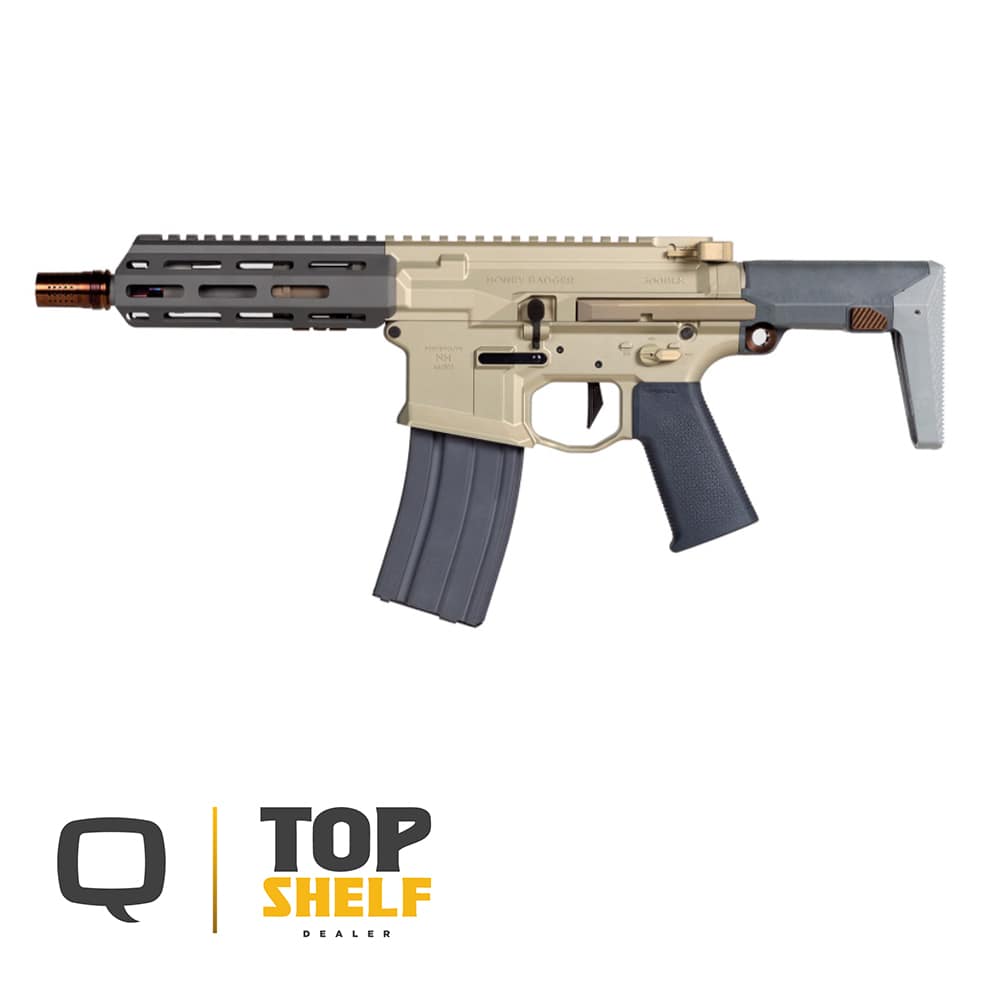 Q Honey Badger SBR - 7" Barrel (.300 Blk) - Tan/Grey-img-0
