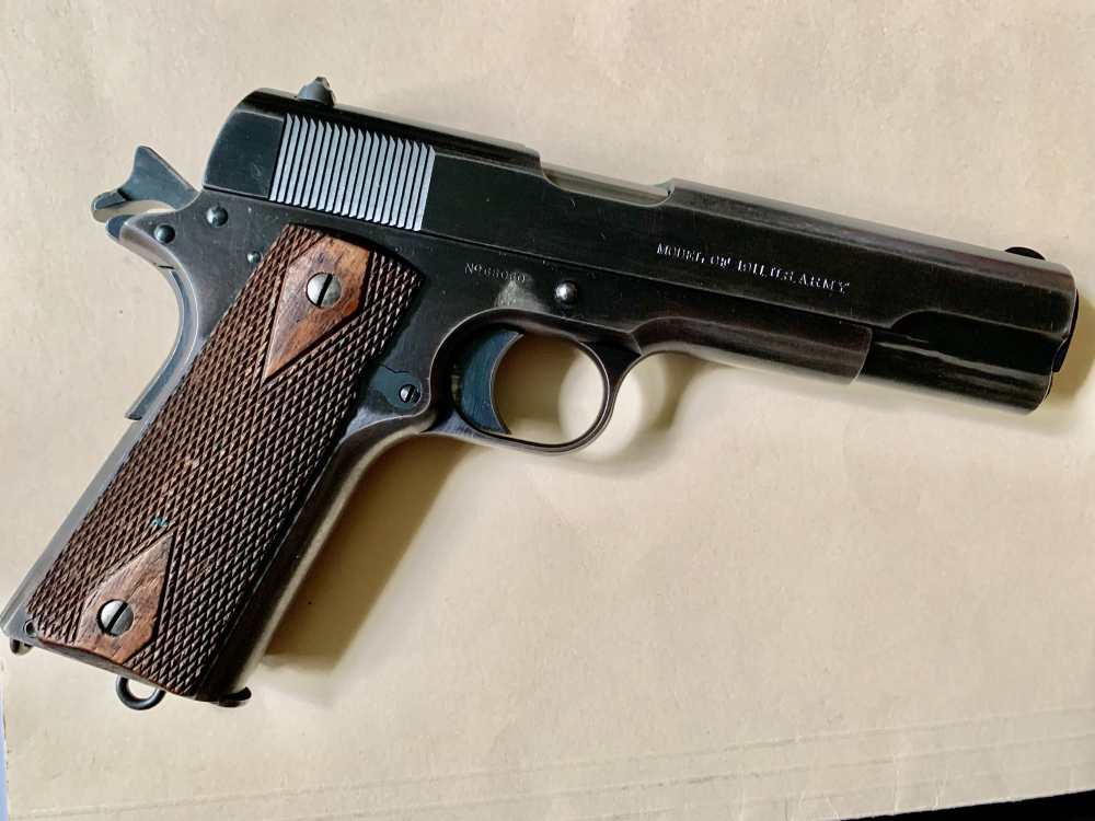 Colt 1911 WWI Manufactured in 1914 with Colt official letter and holster -img-12