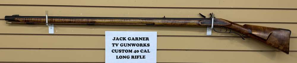 J Garner Custom Lancaster Flintlock rifle 40 cal Tennesse Valley manuf.-img-1