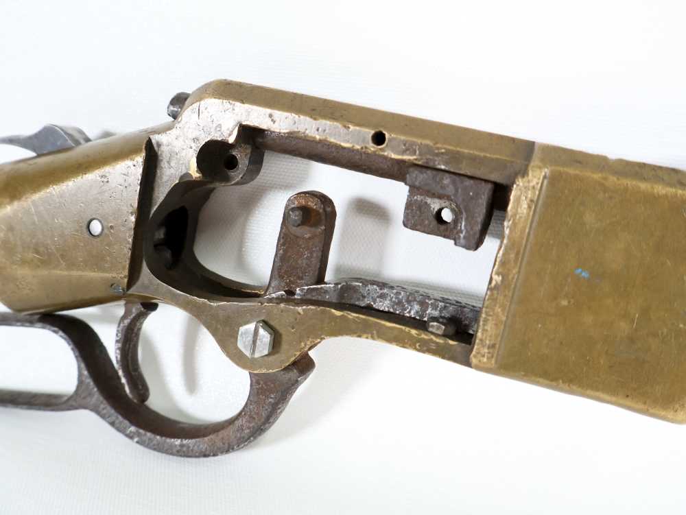 Winchester, Henry Rifle, 1863, Brass 24" Lever-Action Repeater Parts Rifle-img-27