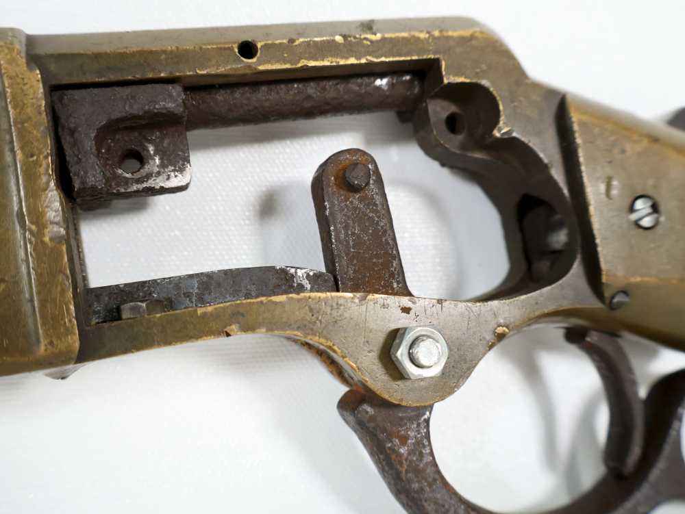 Winchester, Henry Rifle, 1863, Brass 24" Lever-Action Repeater Parts Rifle-img-10