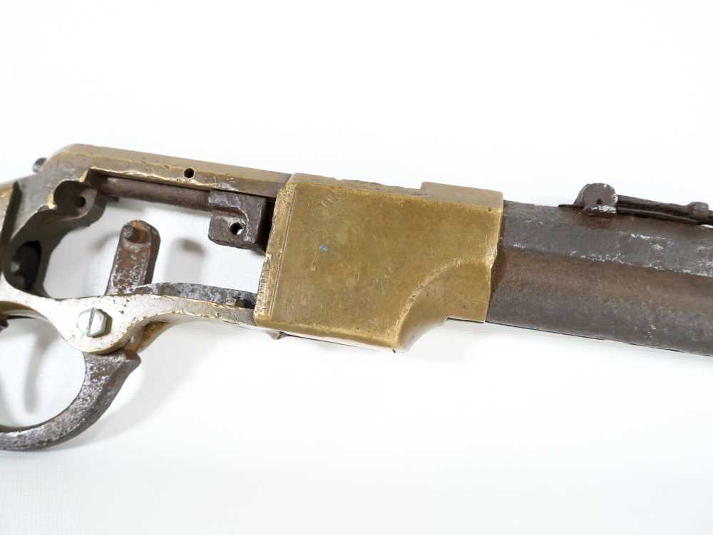 Winchester, Henry Rifle, 1863, Brass 24" Lever-Action Repeater Parts Rifle-img-22