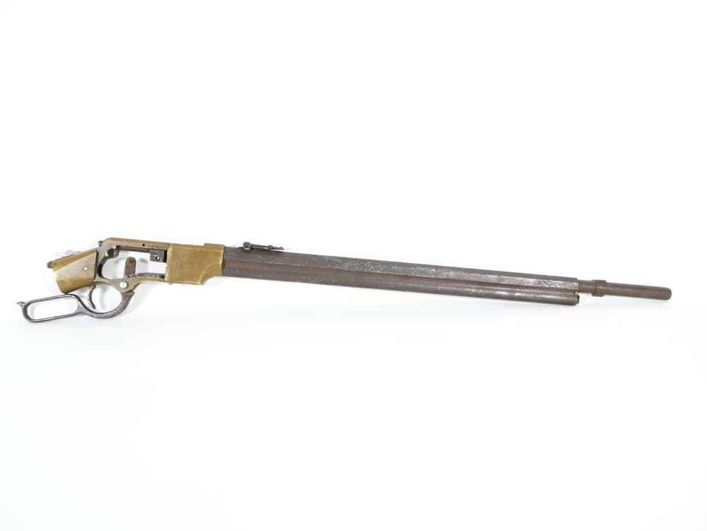 Winchester, Henry Rifle, 1863, Brass 24" Lever-Action Repeater Parts Rifle-img-20
