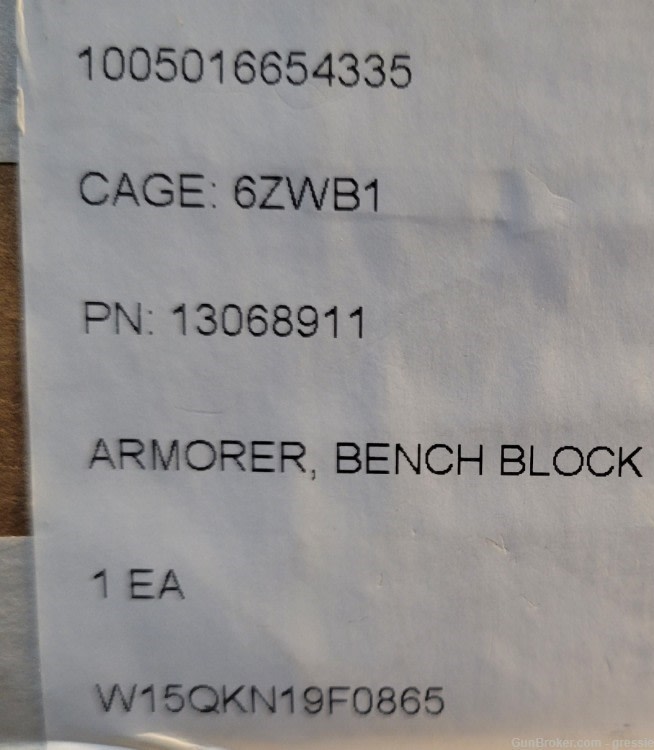 Sig Sauer P320 Armorer Bench Block-img-1