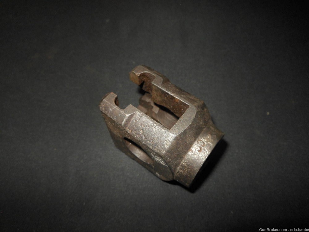 WW2 German Wehrmacht - 7.92mm MG42 BARREL EXTENSION NUT - ORIGINAL!-img-5