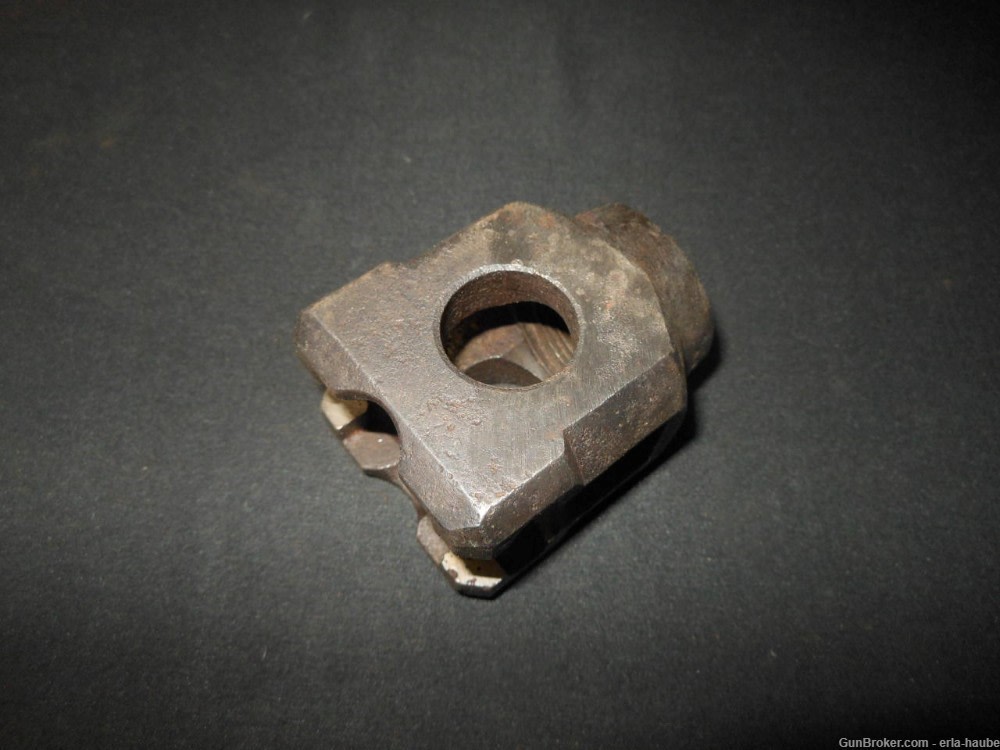WW2 German Wehrmacht - 7.92mm MG42 BARREL EXTENSION NUT - ORIGINAL!-img-2