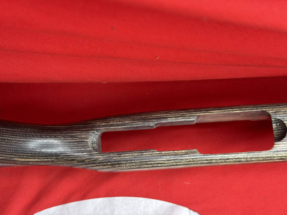 Laminated Wood Monte Carlo Rifle Stock - Beautiful Grain, Cheekpiece-img-10
