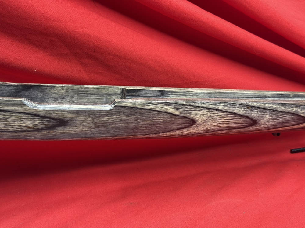 Laminated Wood Monte Carlo Rifle Stock - Beautiful Grain, Cheekpiece-img-2