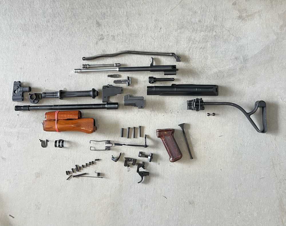 Romanian AIMR PM90 commando kit draco akm ak47 762x39 folding stock -img-0