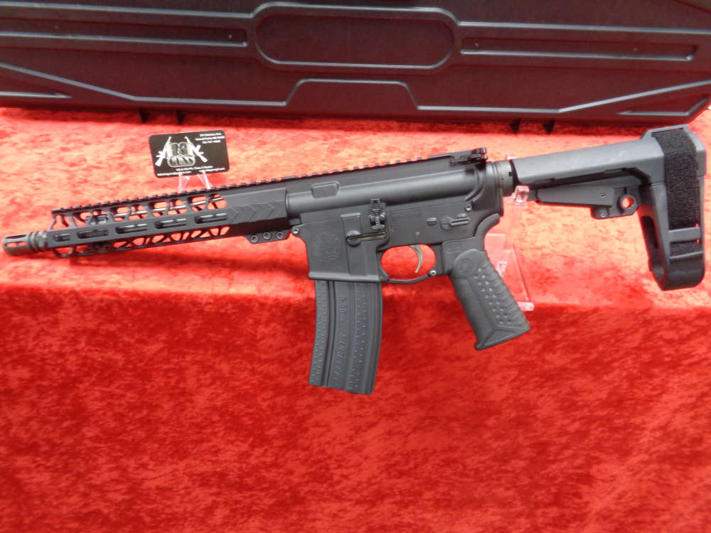 NEW BAD Workhorse AR-15 5.56 PISTOL Brace 10.5" Barrel Hard Case WE TRADE-img-1