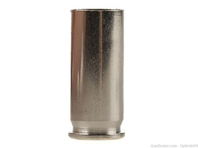 Remington 38 Super Nickel Plated Primed Brass QTY 100-img-0