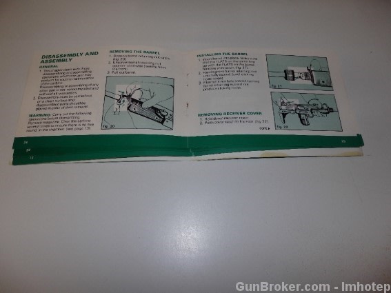 UZI .45 ACP Carbine IMI Owner Manual -img-9