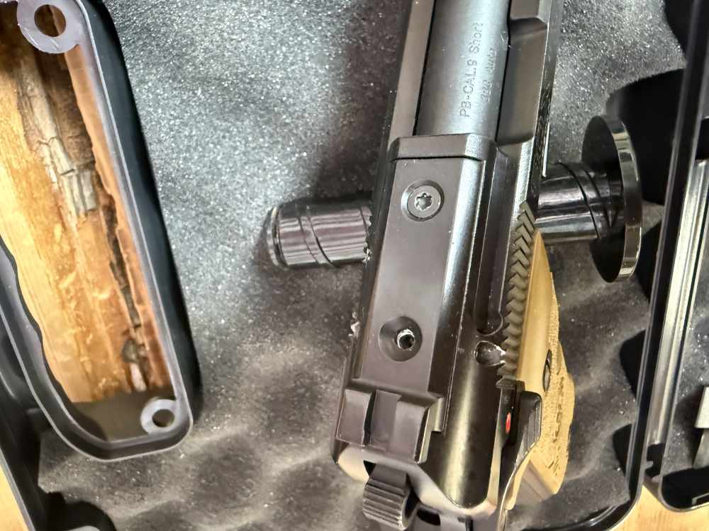 *Great Gun* Beretta 80X Cheetah .380 Acp w/ Extra Grips & Case-img-3