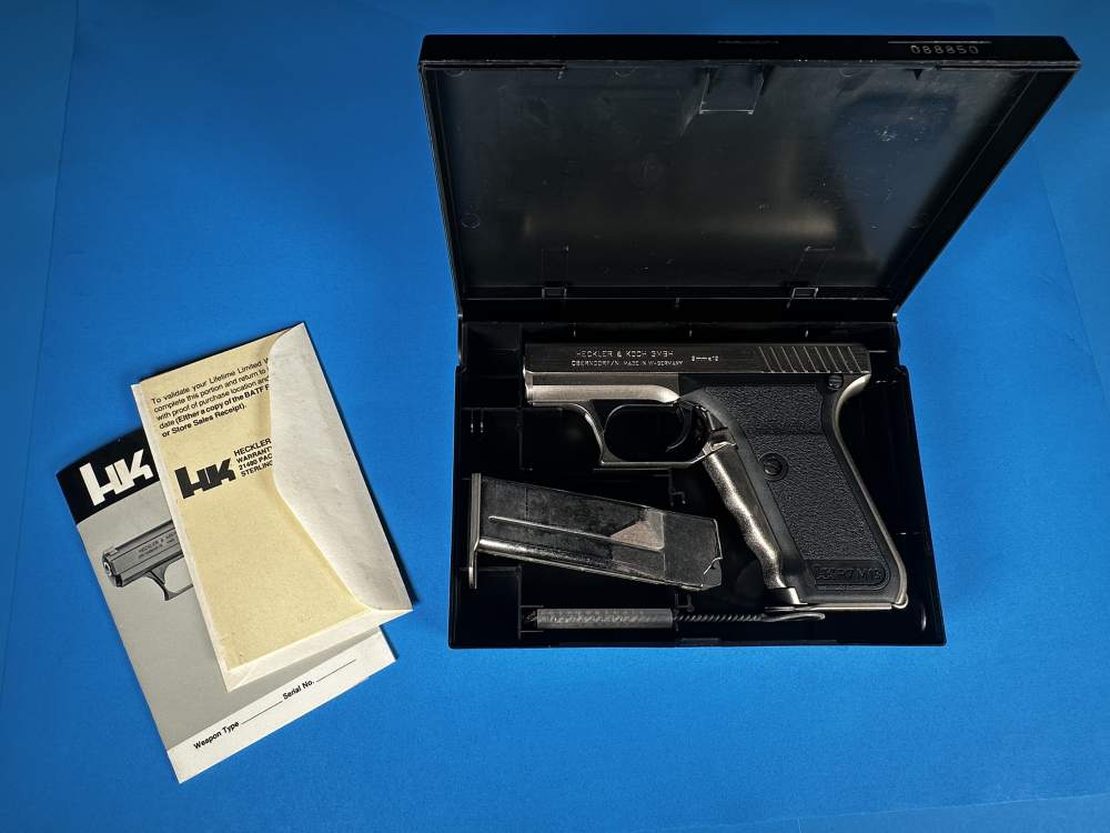 Heckler & Koch FACTORY NICKEL P7M13 9mm 1992 (KC) Original Box MINT NOS-img-1