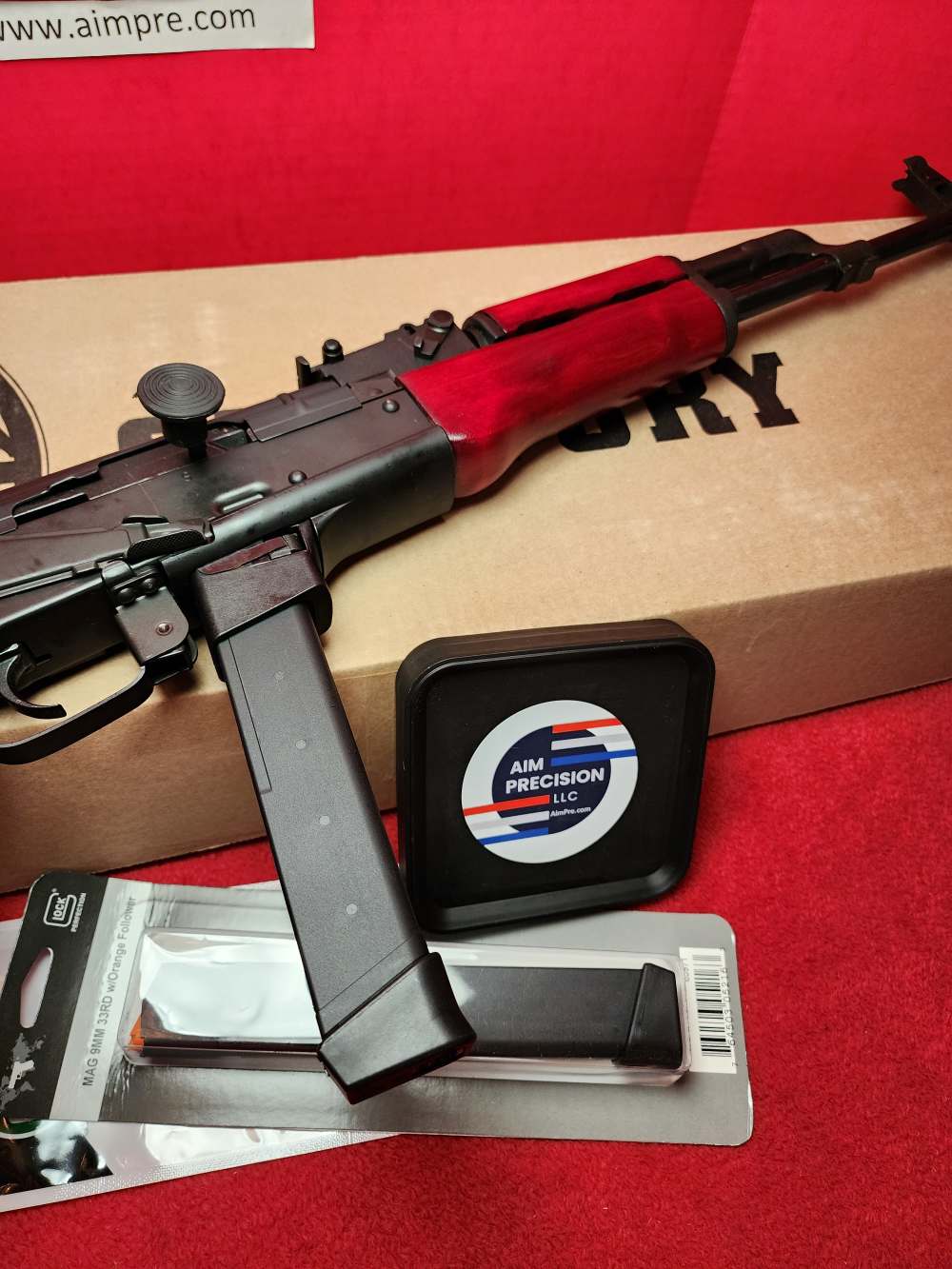 CENTURY ARMS WASR-M 9mm CUSTOM WOOD *(2)*33+1MAG  STAMPED RECEIVER-img-7