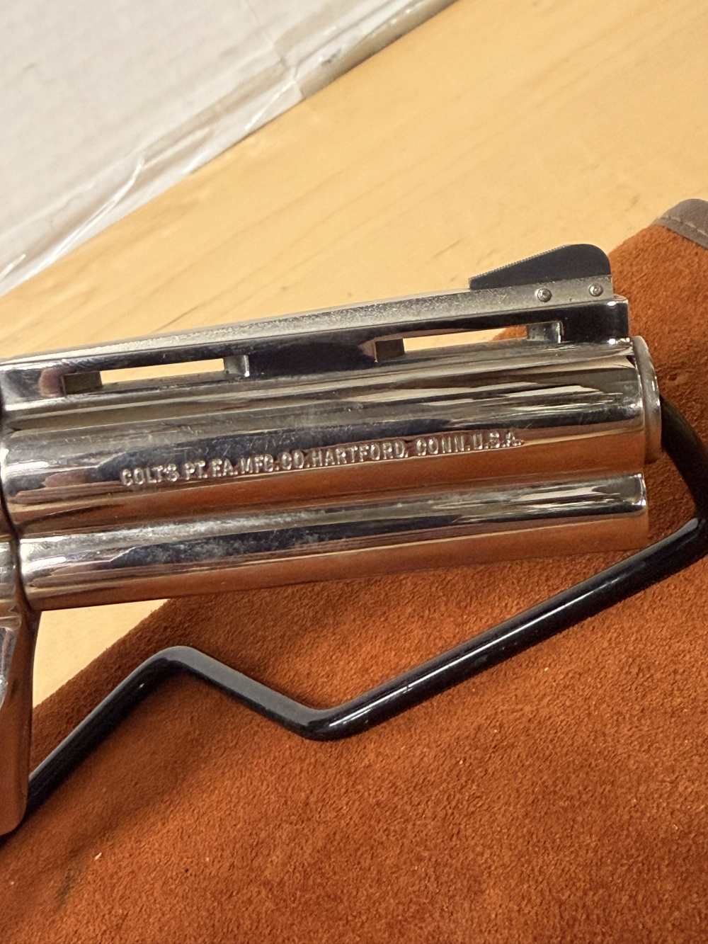 Colt Python .357 Magnum 4” Barrel 1979 Production Stainless Steel-img-1