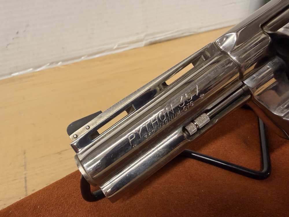 Colt Python .357 Magnum 4” Barrel 1979 Production Stainless Steel-img-5