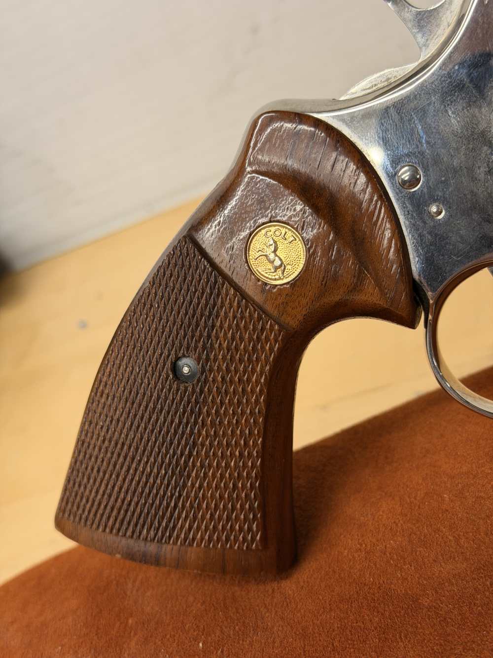 Colt Python .357 Magnum 4” Barrel 1979 Production Stainless Steel-img-3