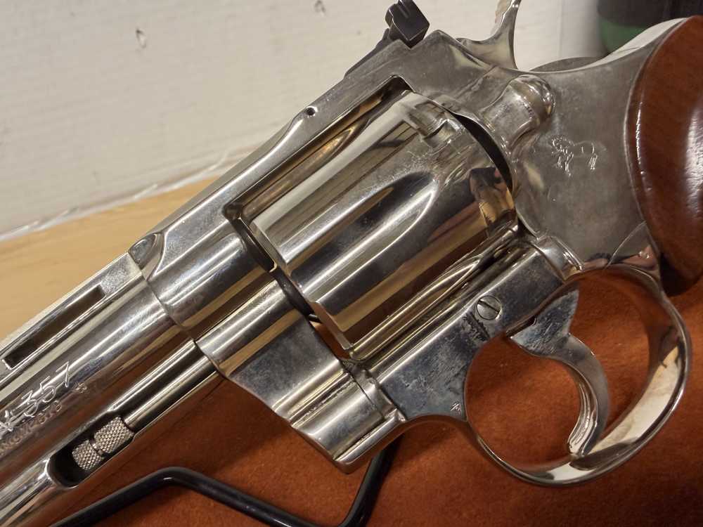 Colt Python .357 Magnum 4” Barrel 1979 Production Stainless Steel-img-6