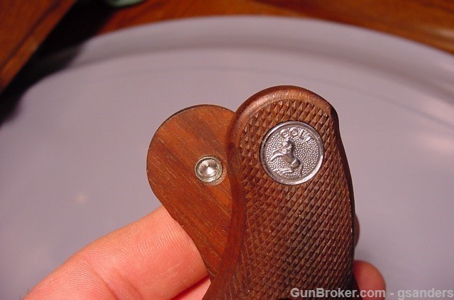 Vintage Factory Original Colt Courier Walnut Pistol Grips FreeShipping-img-6