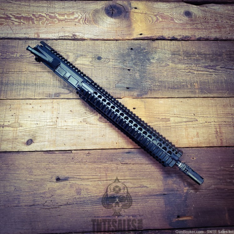 13.7" (16" OAL) 1/7 MI Combat Rail Upper ar15 MK18 m4 Surefire Warcomp-img-0