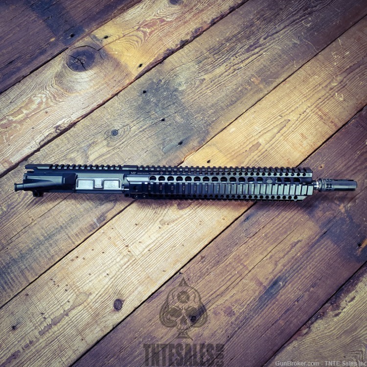 13.7" (16" OAL) 1/7 MI Combat Rail Upper ar15 MK18 m4 Surefire Warcomp-img-1