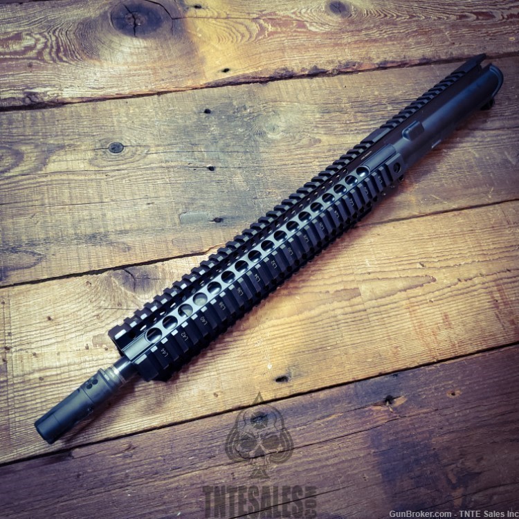 13.7" (16" OAL) 1/7 MI Combat Rail Upper ar15 MK18 m4 Surefire Warcomp-img-4