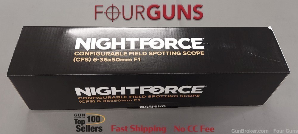 Nightforce CFS Configurable Field Spotting Scope 6-36x50mm F1 MIL-XTs C696-img-0