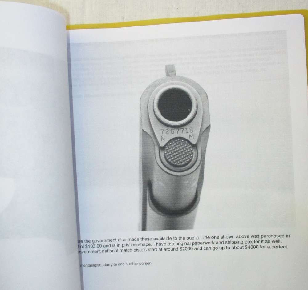 Colt USGI National Match M1911A1 .45 acp Match Target Pistol ALL COLT PARTS-img-29