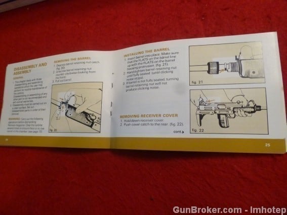 UZI Owner's Manual .41 AE Action Express -img-2