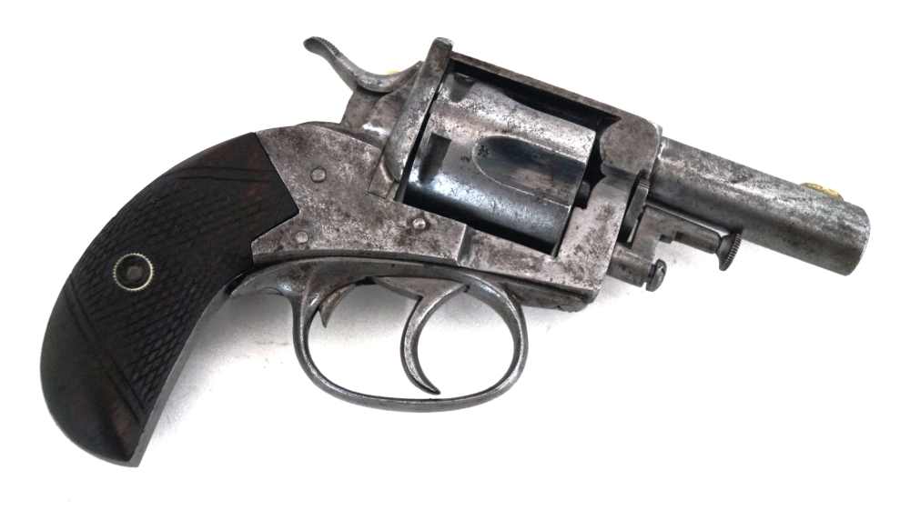 WEBLEY & SCOTT NO.2 BRITISH BULL DOG PATTERN REVOLVER / ANTIQUE-img-3