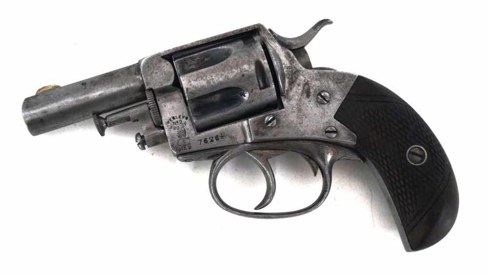 WEBLEY & SCOTT NO.2 BRITISH BULL DOG PATTERN REVOLVER / ANTIQUE-img-1