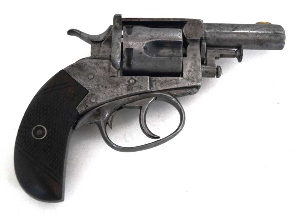 WEBLEY & SCOTT NO.2 BRITISH BULL DOG PATTERN REVOLVER / ANTIQUE-img-2